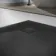 Berlin Quadrant Matt Black Slate Effect SMC Composite Shower Tray 800x800mm