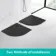 Berlin Quadrant Matt Black Slate Effect SMC Composite Shower Tray 800x800mm