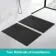 Berlin Rectangular Matt Black Slate Effect SMC Composite Shower Tray 1000x700mm