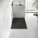 Berlin Rectangular Matt Black Slate Effect SMC Composite Shower Tray 1200x900mm