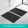 Berlin Rectangular Matt Black Slate Effect SMC Composite Shower Tray 1200x900mm
