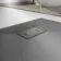 Berlin Rectangular Dark Grey Slate Effect SMC Composite Shower Tray 1400x800mm
