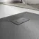 Berlin Rectangular Dark Grey Slate Effect SMC Composite Shower Tray 1600x800mm