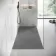 Berlin Rectangular Dark Grey Slate Effect SMC Composite Shower Tray 1800x800mm