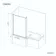 Zurich Easy Clean Matt Black Framed L Shaped Bath Screen - 800mm