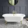 Grosvenor 1700mm Roll Top Bath - Brushed Brass Ball Feet
