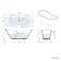 Tonbridge 1600mm Roll Top Bath - Brushed Brass Ball Feet