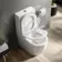 Utah Rimless Close Coupled Toilet With Premium Soft Close Seat