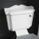 Lima Traditional Close Coupled Toilet With Dove Grey Wooden Seat