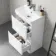 Corsica Gloss White Slimline Basin Drawer Vanity 500mm