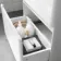 Corsica Gloss White Slimline Basin Drawer Vanity 600mm