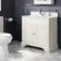 Lucia Chalk White Vanity with Marble Top & Undermount Basin 830mm