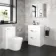 Avon Gloss White Basin Drawer Vanity 600mm
