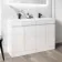 Trent Gloss White Double Basin Vanity 1200mm