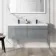 Trent Stone Grey Wall Hung Double Basin Drawer Vanity 1200mm