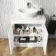 Trent Gloss White Vanity with Oval Counter Top Basin 800mm