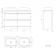 Trent Stone Grey Double Vanity Drawer with Marble Top & Curved Counter Top Basin 1200mm