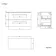 Elba Graphite Grey Wall Hung Drawer 800mm Excludes Counter Top Basin - Black Accents