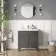 Bermuda Graphite Grey Basin Vanity 800mm