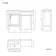 Bermuda Graphite Grey Basin Vanity Drawer and Back To Wall Toilet 1000mm (Excludes Pan & Cistern)