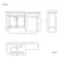 Bermuda Graphite Grey Basin Vanity Drawer and Back To Wall Toilet 1300mm (Excludes Pan & Cistern)