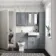 Monaco Dove Grey Basin Vanity 600mm