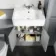 Monaco Dove Grey Basin Vanity 600mm