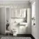 Monaco Chalk White Combination Vanity Basin with Marble Top 1200mm (Excludes Pan & Cistern)