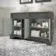 Lucia Graphite Grey Double Vanity with Oak Effect Top & Round Counter Top Basin 1200mm