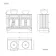 Lucia Graphite Grey Double Vanity with Oak Effect Top & Round Counter Top Basin 1200mm
