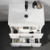 Avon Gloss White Basin Drawer Vanity 600mm - Black Accents