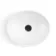 Avon Gloss White Vanity with Oval Counter Top Basin 800mm - Black Accents