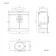 Avon Gloss White Vanity with Oval Counter Top Basin 800mm - Black Accents