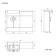 Harper Charcoal Elm Basin Vanity with Marble Top & Back To Wall Unit 1000mm - Black Accents