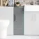 Harper Stone Grey Side Cabinet Unit 300mm - Black Accents