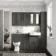 Monaco Graphite Grey Vanity Basin with Marble Top 1500mm (No Pan & Cistern) - Brushed Brass Accents