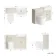 Monaco Chalk White Vanity Traditional Basin and Boston Toilet 1200mm - Brushed Brass Accents