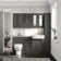 Monaco Graphite Grey Vanity Traditional Basin Marble Top and Seattle Toilet 1500mm - Brass Accents
