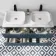 Crete Fluted Navy Blue Double Wall Hung Drawer Vanity with Marble Top & Marin Basin 1200mm