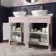 Bermuda Cashmere Pink Vanity with Marble Top & Oval Counter Top Basin 1200mm - Brass Knurled Handles