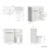 Havana Fluted Coastal White Combination Vanity Basin and Aruba Toilet 1100mm - Brushed Brass Accents