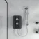 Gainsborough Slim Duo Electric Shower Piano Black 9.5KW