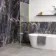 Trepanel Aqua Luxe® Blue Dramatic Marble Effect Embossed Gloss SPC XXL Wall Panel