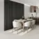 Trepanel® Chevron Noir Black Acoustic Wood Wall Panels