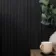 Trepanel Flex® Noir Black Flexible Acoustic Wood Panels 2400x300