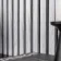 Trepanel Design® White Marble Effect on Black Felt Acoustic Wood Slat Panels