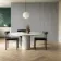 Trepanel Design® White Marble Effect on Black Felt Acoustic Wood Slat Panels