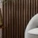Trepanel Design® Autumn Brown Curve Acoustic Wood Wall Panels