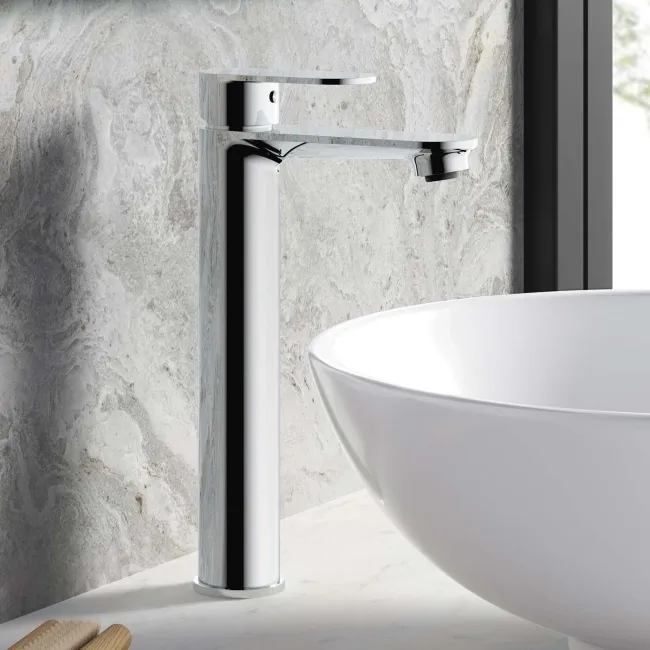 Anker Chrome High Rise Basin Mixer Tap