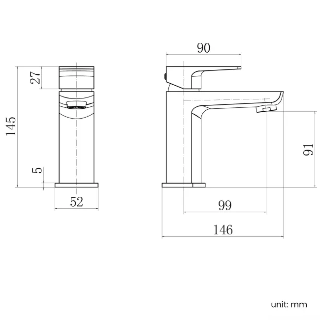 Soar Chrome Basin Mixer Tap
